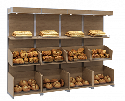 картинка Neutral wall display cabinets CARBOMA