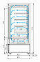 Чертеж FC20-08 VV 1,9-1 STANDARD (фронт X5 распашные двери)