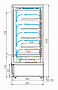 Чертеж FC20-08 VL 1,3-1 0300 STANDARD (фронт X5L распашные двери)