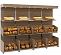 картинка Neutral wall display cabinets CARBOMA 
