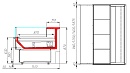 Чертеж GC110 VM 1,25-2 (with sidewalls, dynamics, open) 0011-9006